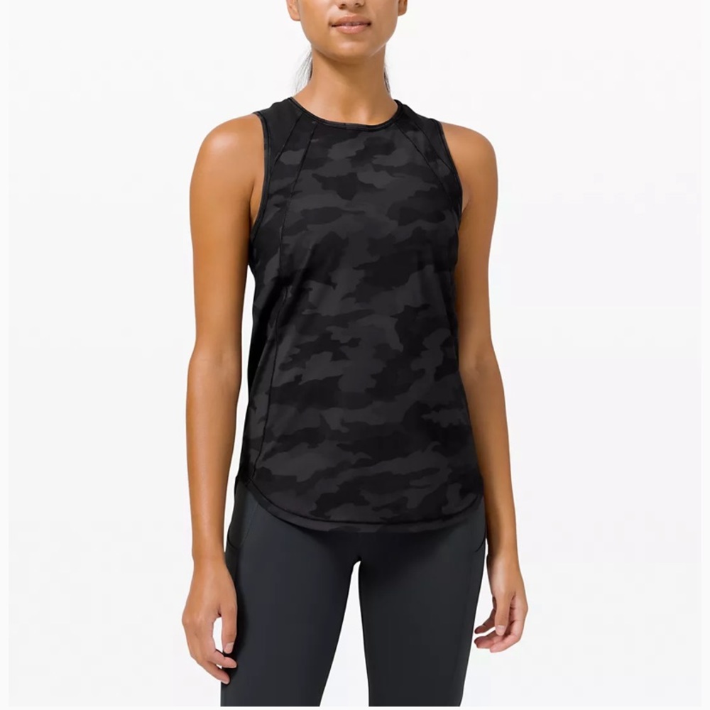 🍋LULULEMON SCULPT TANK-HERITAGE CAMO DEEP COAL,12 - Picture 3 of 11
